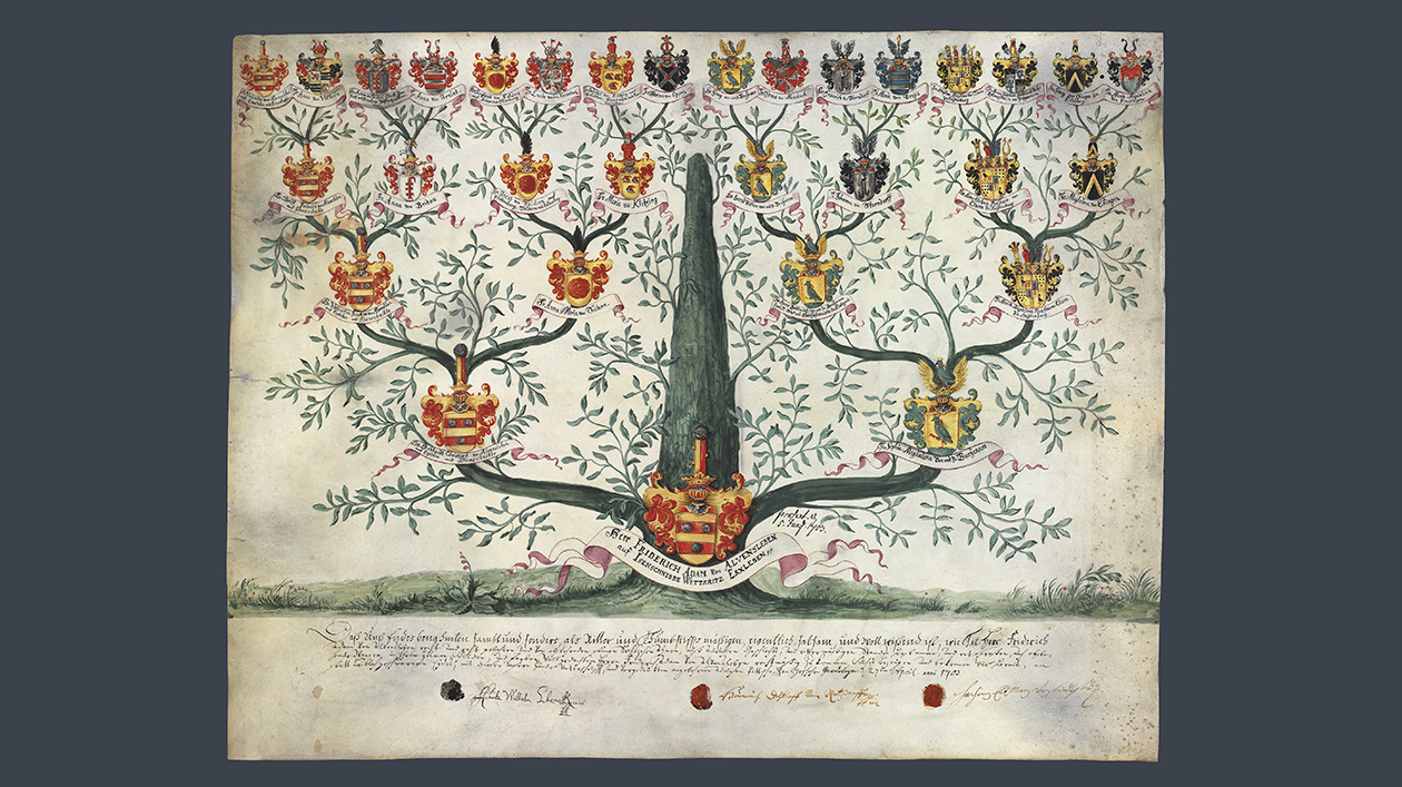 Aufschwörungstafel für Friedrich Adam von Alvensleben  (öffnet Vergrößerung des Bildes)